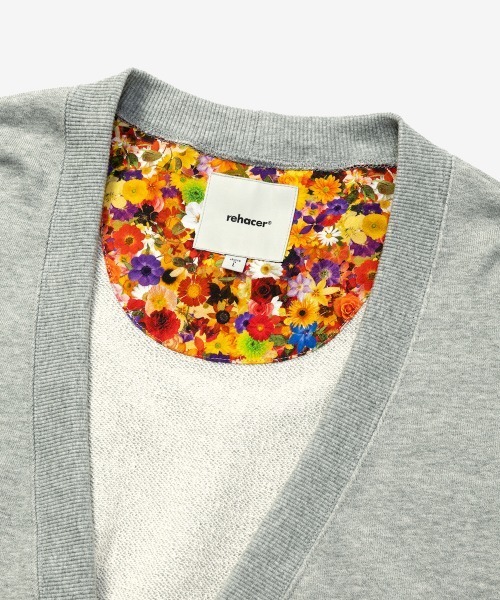 rehacer(レアセル)の「rehacer : Arc back Dolman Cardigan / アークバック ドルマン カーディガン(カーディガン/ボレロ・メンズ・ブラック/グレー・SMALL/MEDIUM/X-LARGE/LARGE)」の12枚目の写真