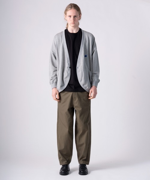 rehacer(レアセル)の「rehacer : Arc back Dolman Cardigan / アークバック ドルマン カーディガン(カーディガン/ボレロ・メンズ・ブラック/グレー・SMALL/MEDIUM/X-LARGE/LARGE)」の9枚目の写真