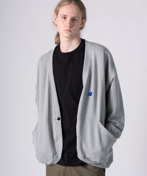 rehacer(レアセル)の「rehacer : Arc back Dolman Cardigan / アークバック ドルマン カーディガン(カーディガン/ボレロ・メンズ・ブラック/グレー・SMALL/MEDIUM/X-LARGE/LARGE)」の16枚目の写真