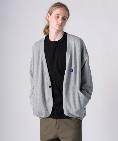 rehacer(レアセル)の「rehacer : Arc back Dolman Cardigan / アークバック ドルマン カーディガン(カーディガン/ボレロ・メンズ・ブラック/グレー・SMALL/MEDIUM/X-LARGE/LARGE)」の17枚目の写真