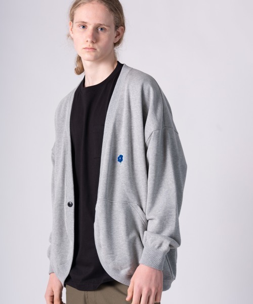 rehacer(レアセル)の「rehacer : Arc back Dolman Cardigan / アークバック ドルマン カーディガン(カーディガン/ボレロ・メンズ・ブラック/グレー・SMALL/MEDIUM/X-LARGE/LARGE)」の18枚目の写真
