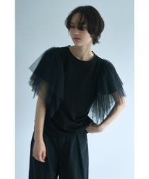TULLE SLEEVE TEE