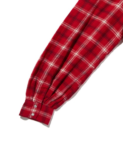 Levi's（リーバイス）の「Levi's/リーバイス ジュナ ウエスタンシャツ（シャツ/ブラウス・レディース・レッド・S/XS/M）」の7枚目の写真