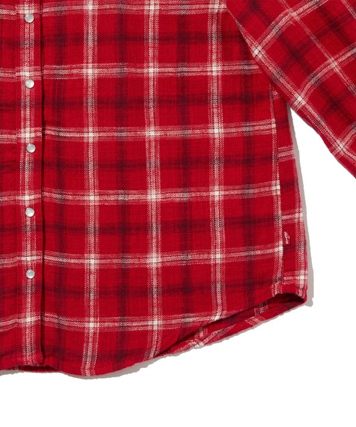 Levi's（リーバイス）の「Levi's/リーバイス ジュナ ウエスタンシャツ（シャツ/ブラウス・レディース・レッド・S/XS/M）」の8枚目の写真