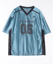 New Balance ニューバランス M アメリカンフットボールシャツ ショートスリーブ MT62M2R9HEB HEB