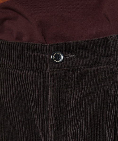 DOUBLE STANDARD CLOTHING(ダブルスタンダードクロージング)の「コーデュロイフロントタックハーフパンツ(その他パンツ・レディース・ブラウン/ブラック・36/38)」の8枚目の写真