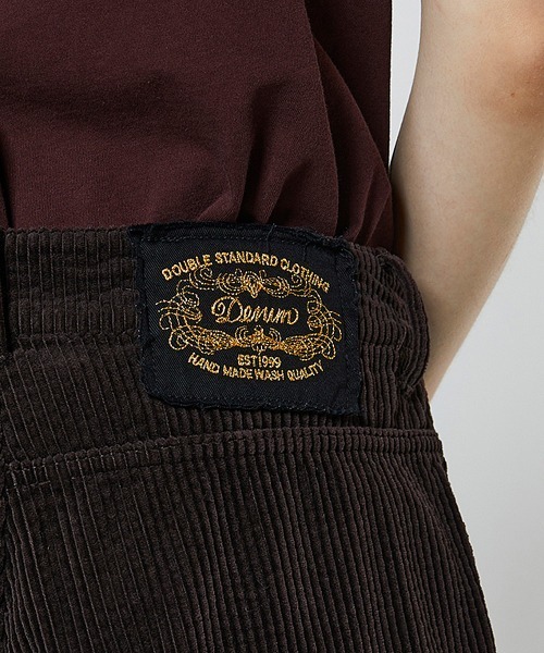 DOUBLE STANDARD CLOTHING(ダブルスタンダードクロージング)の「コーデュロイフロントタックハーフパンツ(その他パンツ・レディース・ブラウン/ブラック・36/38)」の12枚目の写真
