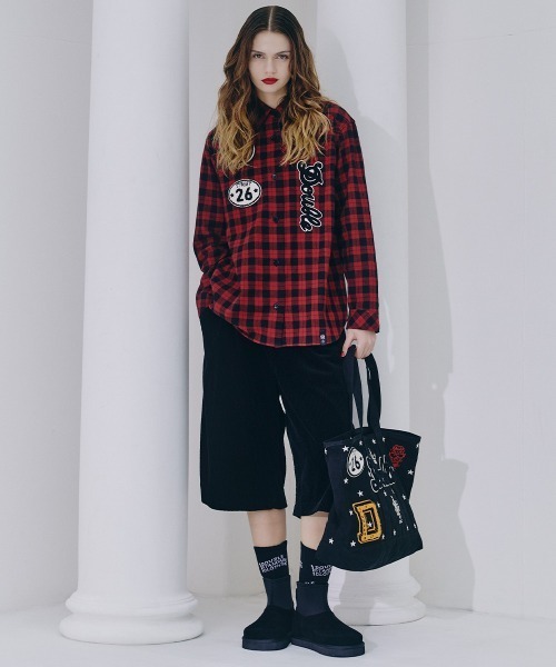 DOUBLE STANDARD CLOTHING(ダブルスタンダードクロージング)の「コーデュロイフロントタックハーフパンツ(その他パンツ・レディース・ブラウン/ブラック・36/38)」の19枚目の写真