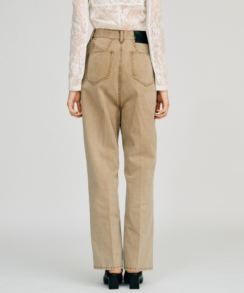 PRANK PROJECT(プランクプロジェクト)の「【2026Autumn Pre-Order】ピンタックハイウエストストレートパンツ / Pintuck High-Waist Straight Pants(スラックス・レディース・ネイビー/ベージュ・38/36)」の17枚目の写真