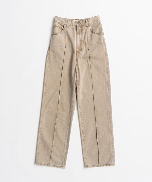 PRANK PROJECT(プランクプロジェクト)の「【2026Autumn Pre-Order】ピンタックハイウエストストレートパンツ / Pintuck High-Waist Straight Pants(スラックス・レディース・ネイビー/ベージュ・38/36)」の20枚目の写真