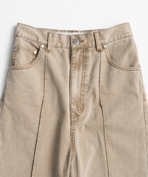 PRANK PROJECT(プランクプロジェクト)の「【2026Autumn Pre-Order】ピンタックハイウエストストレートパンツ / Pintuck High-Waist Straight Pants(スラックス・レディース・ネイビー/ベージュ・38/36)」の22枚目の写真