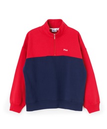 HALF ZIP SWEAT SHIRT / カラーブロック ハーフジップスウェット