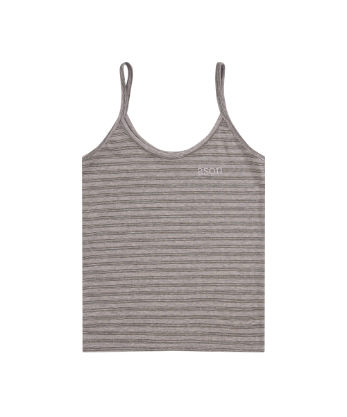 ASON（アズオン）の「SHELL STRIPE SLEEVELESS / PINK（Tシャツ/カットソー・レディース・その他・FREE）」の11枚目の写真