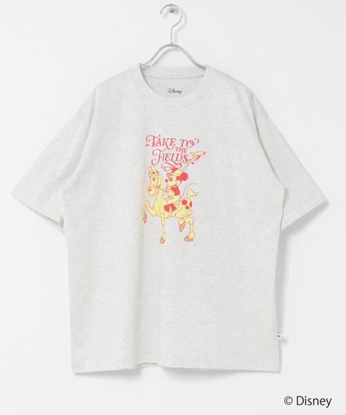 SENSE OF PLACE by URBAN RESEARCH(センスオブプレイスバイアーバンリサーチ)の「別注/Disney/グラフィックTシャツA(Tシャツ/カットソー・メンズ・ライトグレー/ライトブルー/ブラウン・MEDIUM/LARGE)」の9枚目の写真