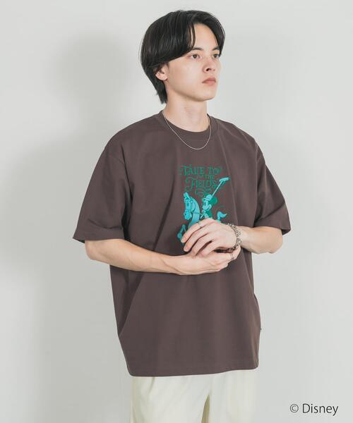 SENSE OF PLACE by URBAN RESEARCH(センスオブプレイスバイアーバンリサーチ)の「別注/Disney/グラフィックTシャツA(Tシャツ/カットソー・メンズ・ライトグレー/ライトブルー/ブラウン・MEDIUM/LARGE)」の15枚目の写真