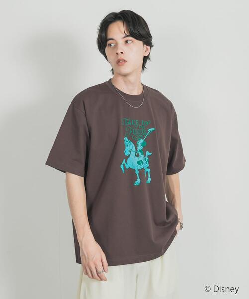 SENSE OF PLACE by URBAN RESEARCH(センスオブプレイスバイアーバンリサーチ)の「別注/Disney/グラフィックTシャツA(Tシャツ/カットソー・メンズ・ライトグレー/ライトブルー/ブラウン・MEDIUM/LARGE)」の16枚目の写真
