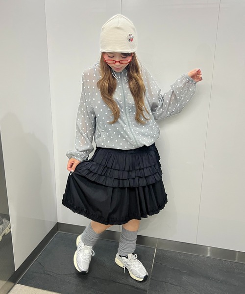 WC（ダブル シー）の「ボタンデザインビーニー（ニットキャップ/ビーニー・レディース・ホワイト・FREE）」の7枚目の写真