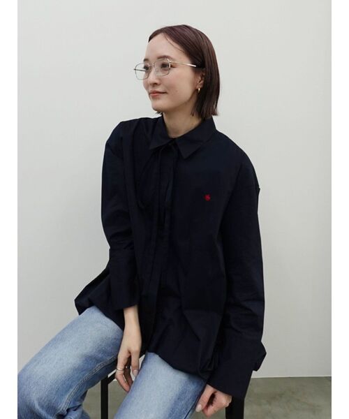 LAGUNAMOON（ラグナムーン）の「【POLO BCSコラボ】バルーンシャツ（シャツ/ブラウス・レディース・ブルー/ネイビー/ホワイト・FREE）」の4枚目の写真