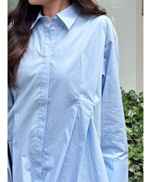 LAGUNAMOON（ラグナムーン）の「【POLO BCSコラボ】バルーンシャツ（シャツ/ブラウス・レディース・ブルー/ネイビー/ホワイト・FREE）」の13枚目の写真