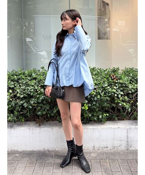 LAGUNAMOON（ラグナムーン）の「【POLO BCSコラボ】バルーンシャツ（シャツ/ブラウス・レディース・ブルー/ネイビー/ホワイト・FREE）」の15枚目の写真
