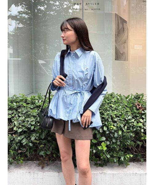 LAGUNAMOON（ラグナムーン）の「【POLO BCSコラボ】バルーンシャツ（シャツ/ブラウス・レディース・ブルー/ネイビー/ホワイト・FREE）」の18枚目の写真