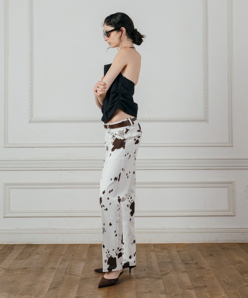 CREDONA(クレドナ)の「COW PANTS/カウパンツ(その他パンツ・レディース・アイボリー・1/0)」の7枚目の写真
