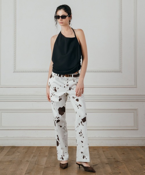CREDONA(クレドナ)の「COW PANTS/カウパンツ(その他パンツ・レディース・アイボリー・1/0)」の8枚目の写真