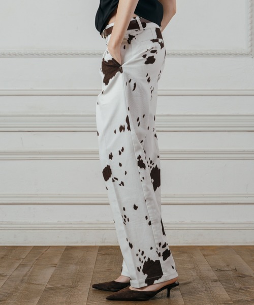 CREDONA(クレドナ)の「COW PANTS/カウパンツ(その他パンツ・レディース・アイボリー・1/0)」の5枚目の写真