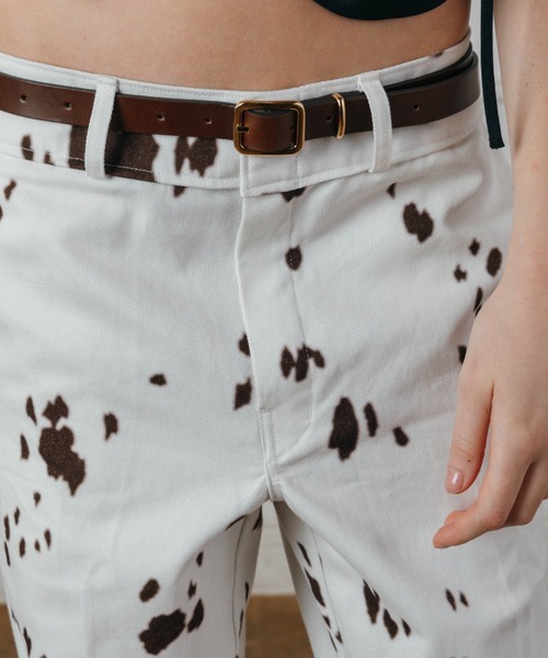 CREDONA(クレドナ)の「COW PANTS/カウパンツ(その他パンツ・レディース・アイボリー・1/0)」の3枚目の写真