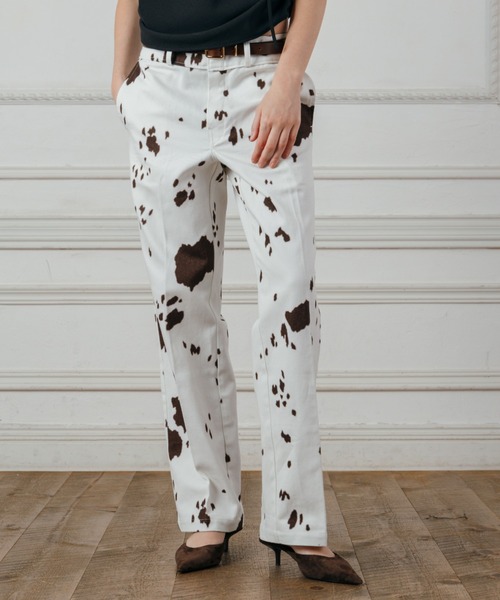 CREDONA(クレドナ)の「COW PANTS/カウパンツ(その他パンツ・レディース・アイボリー・1/0)」の6枚目の写真