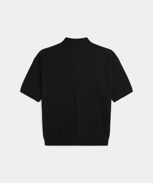 POLO RALPH LAUREN（ポロ ラルフ ローレン）の「リラックス フィット メッシュ ポロシャツ（ポロシャツ・メンズ・ブラック系1・S/M/L/XS/XL）」の2枚目の写真