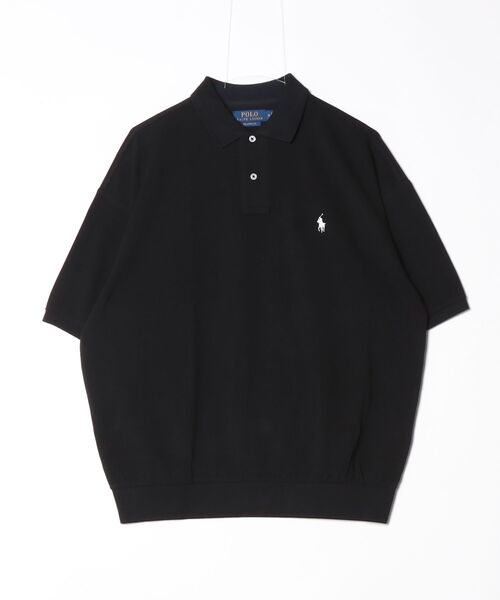 POLO RALPH LAUREN（ポロ ラルフ ローレン）の「リラックス フィット メッシュ ポロシャツ（ポロシャツ・メンズ・ブラック系1・S/M/L/XS/XL）」の3枚目の写真