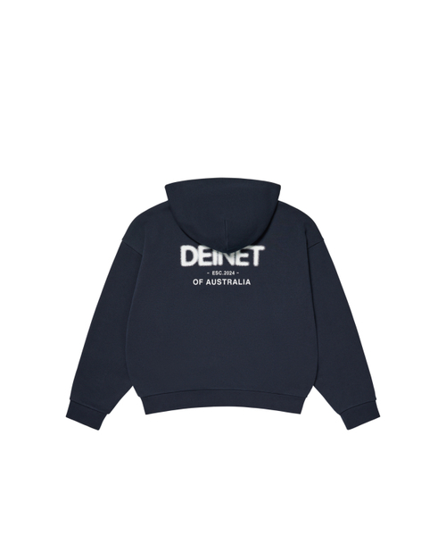 DEINET(ダイニット)の「LOST IN SYDNEY ZIP-UP HOODIE IN NAVY(パーカー・レディース・その他・FREE)」の2枚目の写真
