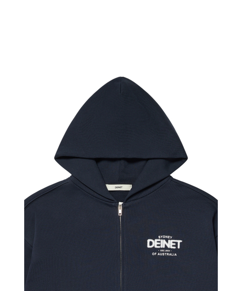 DEINET(ダイニット)の「LOST IN SYDNEY ZIP-UP HOODIE IN NAVY(パーカー・レディース・その他・FREE)」の3枚目の写真