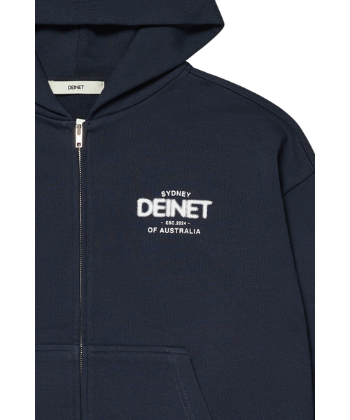DEINET(ダイニット)の「LOST IN SYDNEY ZIP-UP HOODIE IN NAVY(パーカー・レディース・その他・FREE)」の4枚目の写真