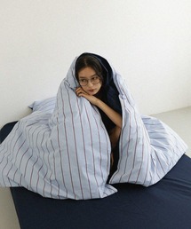  hellam home（へラムホーム）の「配色ストライプ寝具3点セット（セミダブル）（寝具）」