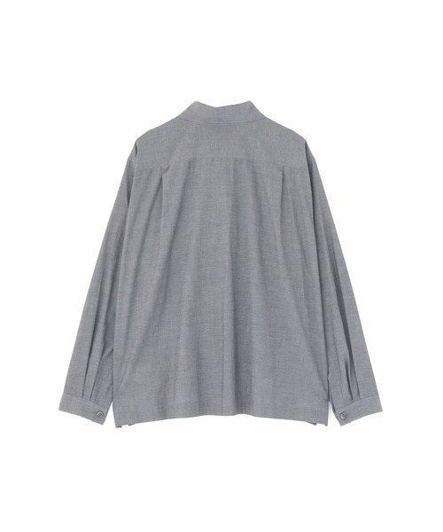 MARGARET HOWELL（マーガレットハウエル）の「FINE COTTON CHAMBRAY（シャツ/ブラウス・レディース・チャコール・1/2）」の7枚目の写真