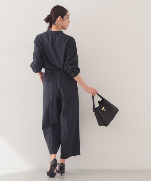 index(インデックス)の「【高通気/遮熱】風が通るスキッパーシャツ《洗濯機OK/UVケア/防シワ》(シャツ/ブラウス・レディース・ネイビー/ブラウン系その他/ナチュラル・42/40/38)」の17枚目の写真