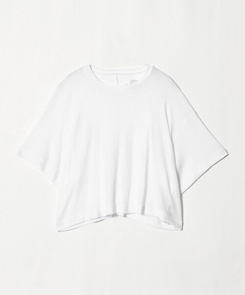 upperhights（アッパーハイツ）の「＜upper hights × conte＞ シアー ボックス クルーネックTシャツ（Tシャツ/カットソー・レディース・ブラウン系/ブラック/ホワイト・FREE）」の2枚目の写真