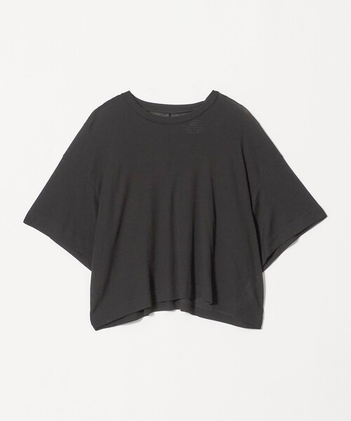 upperhights（アッパーハイツ）の「＜upper hights × conte＞ シアー ボックス クルーネックTシャツ（Tシャツ/カットソー・レディース・ブラウン系/ブラック/ホワイト・FREE）」の3枚目の写真