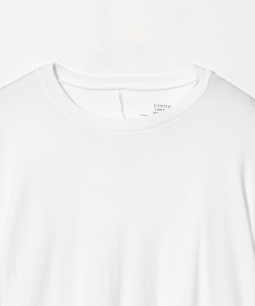 upperhights（アッパーハイツ）の「＜upper hights × conte＞ シアー ボックス クルーネックTシャツ（Tシャツ/カットソー・レディース・ブラウン系/ブラック/ホワイト・FREE）」の8枚目の写真