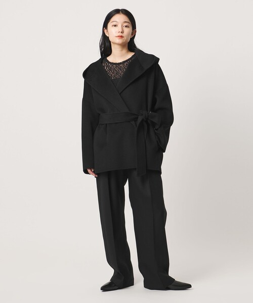 MARW UNITED ARROWS(マルゥ ユナイテッドアローズ)の「<MARW UNITED ARROWS>フーデッド リバー ミドルコート(その他アウター・レディース・ダークグレー/ブラック・38/36)」の7枚目の写真