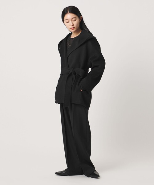 MARW UNITED ARROWS(マルゥ ユナイテッドアローズ)の「<MARW UNITED ARROWS>フーデッド リバー ミドルコート(その他アウター・レディース・ダークグレー/ブラック・38/36)」の8枚目の写真