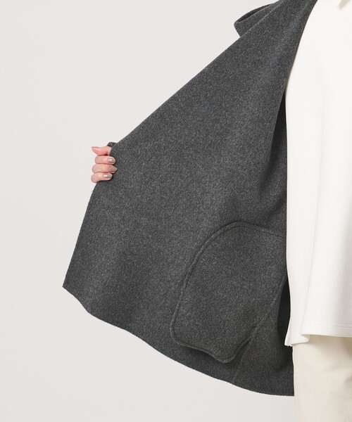 MARW UNITED ARROWS(マルゥ ユナイテッドアローズ)の「<MARW UNITED ARROWS>フーデッド リバー ミドルコート(その他アウター・レディース・ダークグレー/ブラック・38/36)」の9枚目の写真