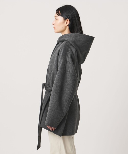 MARW UNITED ARROWS(マルゥ ユナイテッドアローズ)の「<MARW UNITED ARROWS>フーデッド リバー ミドルコート(その他アウター・レディース・ダークグレー/ブラック・38/36)」の11枚目の写真