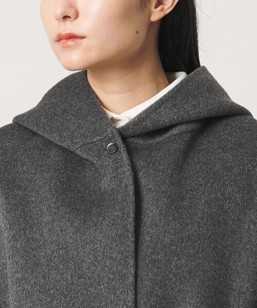 MARW UNITED ARROWS(マルゥ ユナイテッドアローズ)の「<MARW UNITED ARROWS>フーデッド リバー ミドルコート(その他アウター・レディース・ダークグレー/ブラック・38/36)」の13枚目の写真