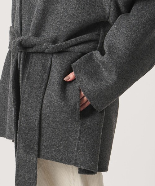 MARW UNITED ARROWS(マルゥ ユナイテッドアローズ)の「<MARW UNITED ARROWS>フーデッド リバー ミドルコート(その他アウター・レディース・ダークグレー/ブラック・38/36)」の15枚目の写真