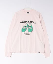 VANS ヴァンズ U MCMLXVI Authentic L TEE ロングスリーブ 126K1022300 ABC-MART限定 PINK