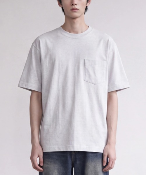CAMBER(キャンバー)の「【T24】【CAMBER/キャンバー】MAX WEIGHT POCKET S/S TEE CAM302(Tシャツ/カットソー・メンズ・グリーン/ロイヤルブルー/ホワイト/グレー/ネイビー/レッド/マルーン/ブラック/オレンジ/ゴールド・SMALL/MEDIUM/X-LARGE/LARGE)」の3枚目の写真