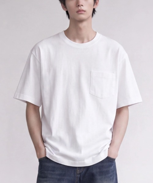 CAMBER(キャンバー)の「【T24】【CAMBER/キャンバー】MAX WEIGHT POCKET S/S TEE CAM302(Tシャツ/カットソー・メンズ・グリーン/ロイヤルブルー/ホワイト/グレー/ネイビー/レッド/マルーン/ブラック/オレンジ/ゴールド・SMALL/MEDIUM/X-LARGE/LARGE)」の1枚目の写真
